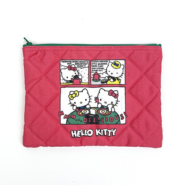 サンリオ ハローキティ キルティングポーチ（コミック） 50th Anniversary