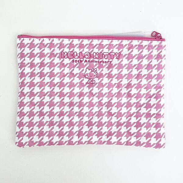 サンリオ ハローキティ キルティングポーチ（カオハナ） 50th Anniversary