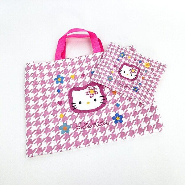 サンリオ ハローキティ キルティングポーチ（カオハナ） 50th Anniversary