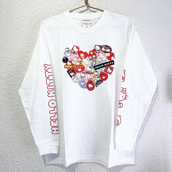 サンリオ ハローキティ ロングスリーブTシャツ Mサイズ アパレル 50th Anniversary