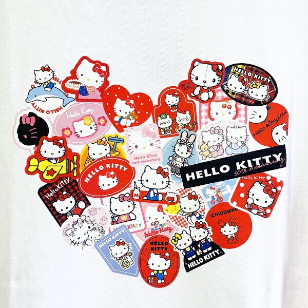 サンリオ ハローキティ ロングスリーブTシャツ Mサイズ アパレル 50th Anniversary