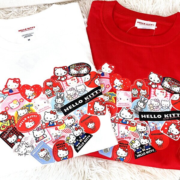 サンリオ ハローキティ ロングスリーブTシャツ Mサイズ アパレル 50th Anniversary