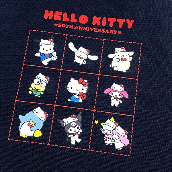 サンリオ ハローキティ 50th Anniversary トートバッグ (ネイビー）