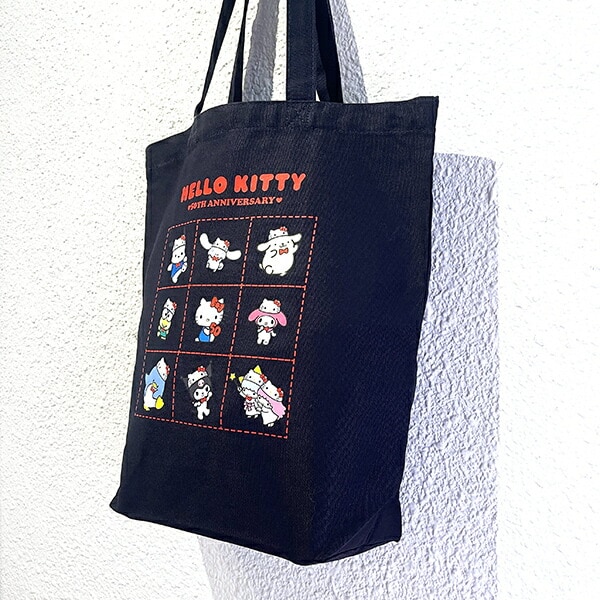 サンリオ ハローキティ 50th Anniversary トートバッグ (ネイビー）