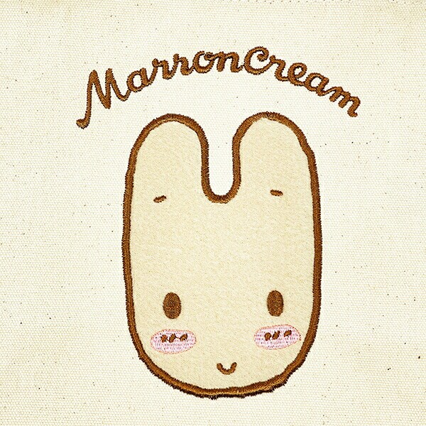サンリオ マロンクリーム アップリケランチトート  (ナチュラル) Sanrio