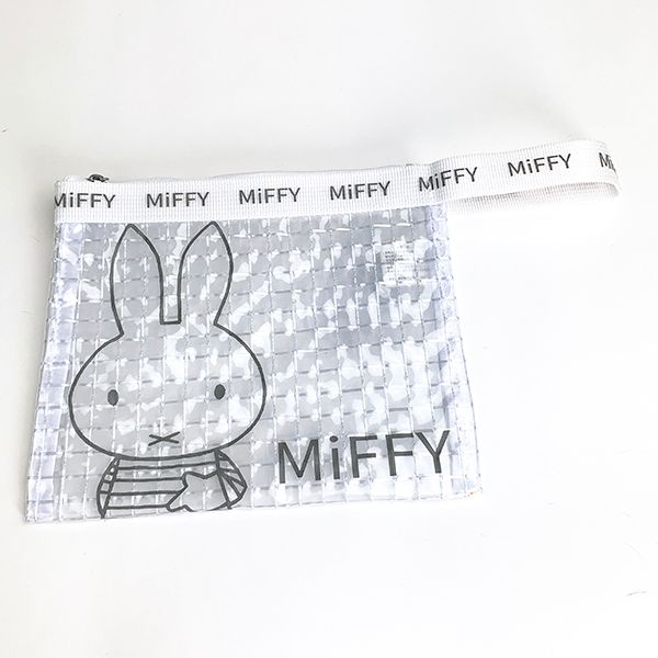 ミッフィー miffy PVCシリーズ フラットポーチ ポーチ ケース 小物入れ フラット クリア グッズ