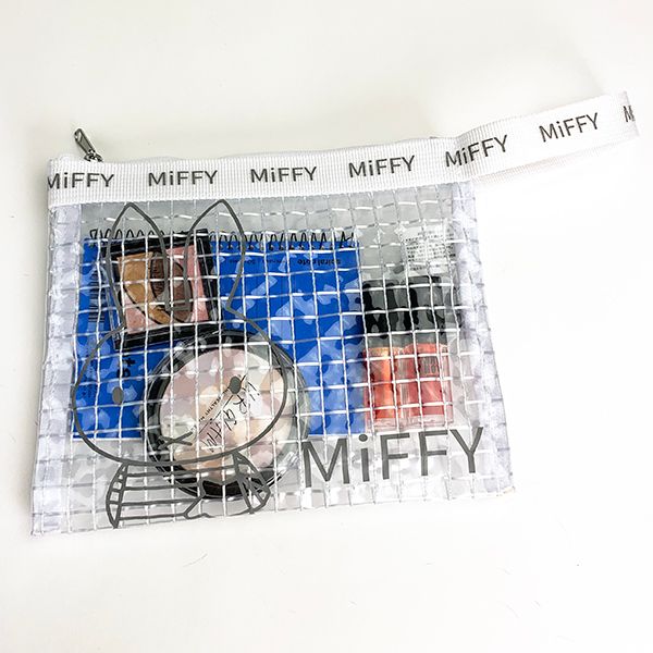 ミッフィー miffy PVCシリーズ フラットポーチ ポーチ ケース 小物入れ フラット クリア グッズ