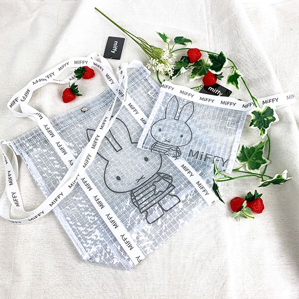 ミッフィー miffy PVCシリーズ フラットポーチ ポーチ ケース 小物入れ フラット クリア グッズ