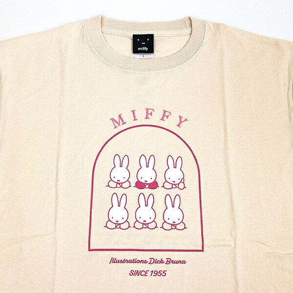 ミッフィー miffy Tシャツ Lサイズ べんきょう(NL) アパレル