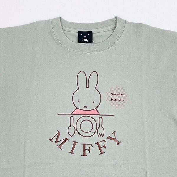 ミッフィー miffy Tシャツ Lサイズ ごはん(GR) アパレル