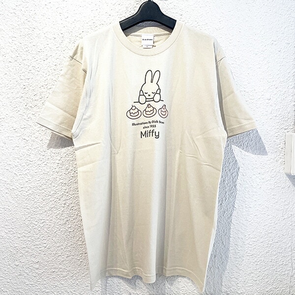 ミッフィー  miffy スイーツ Tシャツ アイボリー Lサイズ アパレル