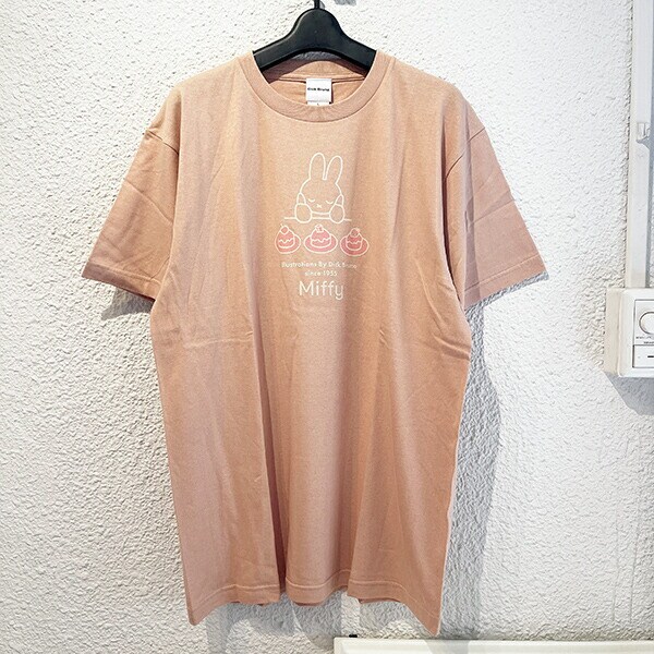 ミッフィー  miffy スイーツ Tシャツ ピンク Lサイズ アパレル