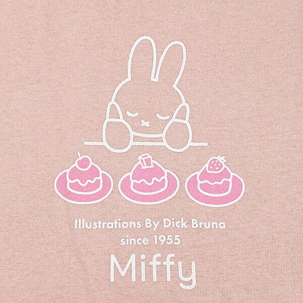 ミッフィー  miffy スイーツ Tシャツ ピンク Lサイズ アパレル