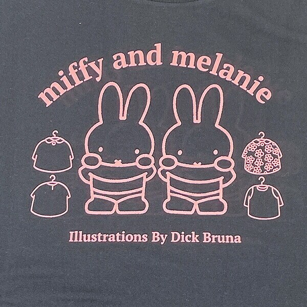 ミッフィー  miffy おきがえ Tシャツ ネイビー Lサイズ アパレル