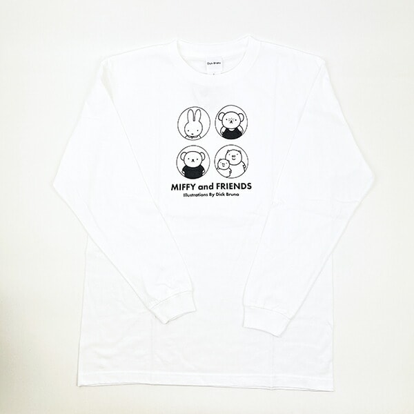 ミッフィー miffy ロンT(集合) ホワイト アパレル Tシャツ