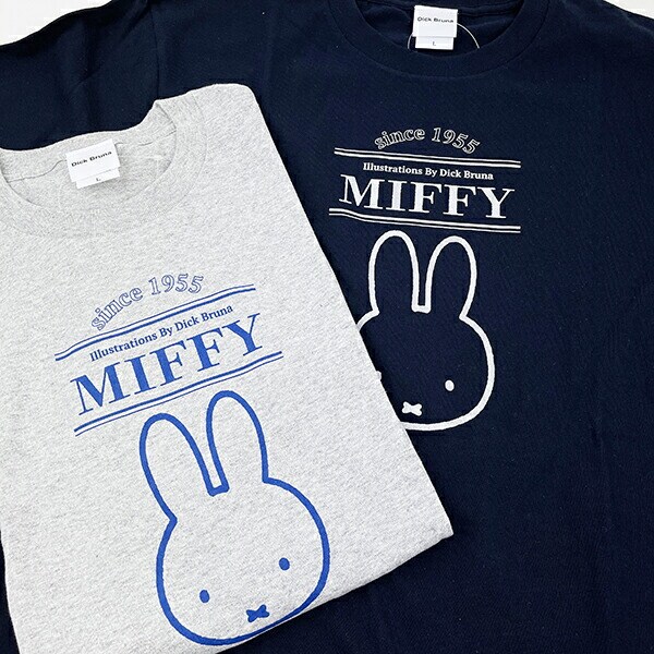 ミッフィー miffy ロンT(かお) ネイビー アパレル Tシャツ