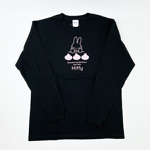 ミッフィー miffy ロンT(スイーツ) ブラック アパレル Tシャツ