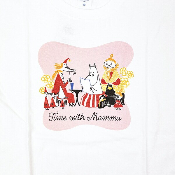 ムーミン Mamma Tシャツ(M) ホワイト アパレル MOOMIN