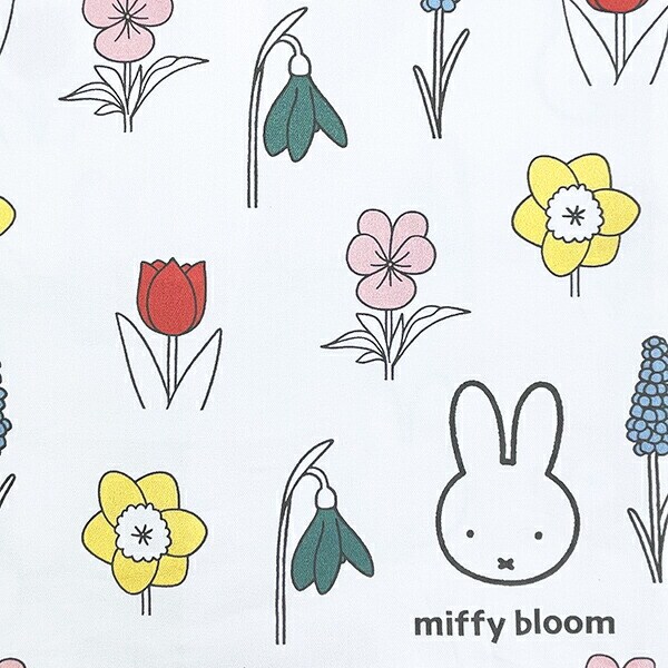 ミッフィー miffy スクエアトート バッグ miffy bloom