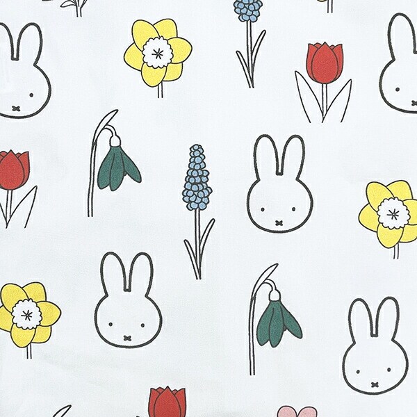 ミッフィー miffy スクエアトート バッグ miffy bloom