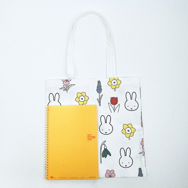 ミッフィー miffy スクエアトート バッグ miffy bloom
