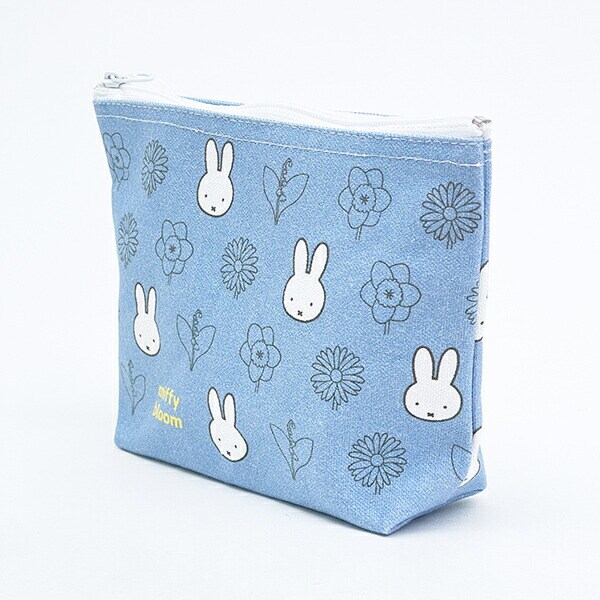 ミッフィー miffy フナガタポーチ (ブルー) miffy bloom