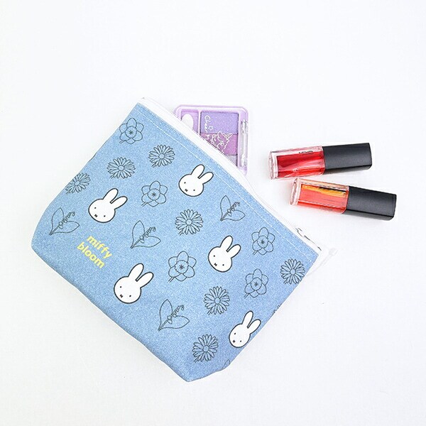 ミッフィー miffy フナガタポーチ (ブルー) miffy bloom