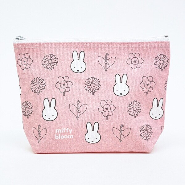 ミッフィー miffy フナガタポーチ (ピンク) miffy bloom
