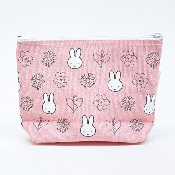 ミッフィー miffy フナガタポーチ (ピンク) miffy bloom