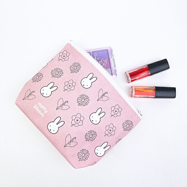 ミッフィー miffy フナガタポーチ (ピンク) miffy bloom