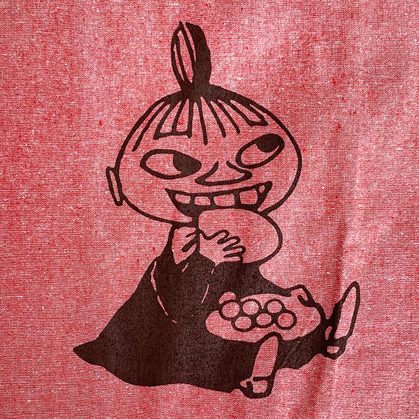 ムーミン MOTTERU エコバック リトルミィ レッド マルシェバッグ折りたたみバッグ バッグ