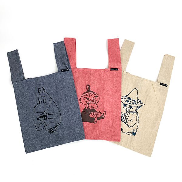ムーミン MOTTERU エコバック リトルミィ レッド マルシェバッグ折りたたみバッグ バッグ