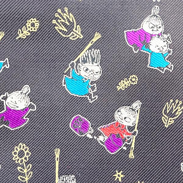 ムーミン ジャガードがま口ポーチ らくがき リトルミィ 小銭入れ