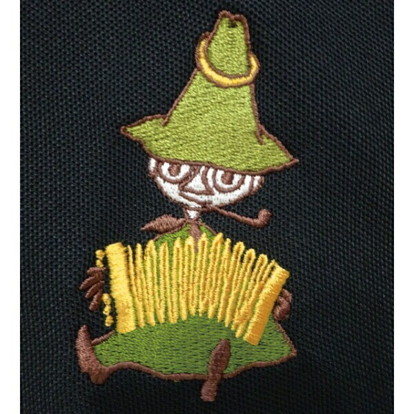 ムーミン スナフキン ドライポロシャツ Mサイズ 衣類 ブラック MOOMIN