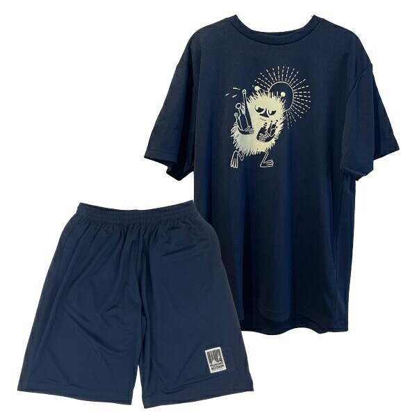 ムーミン リラックスドライセットアップ スティンキー ネイビー パジャマ