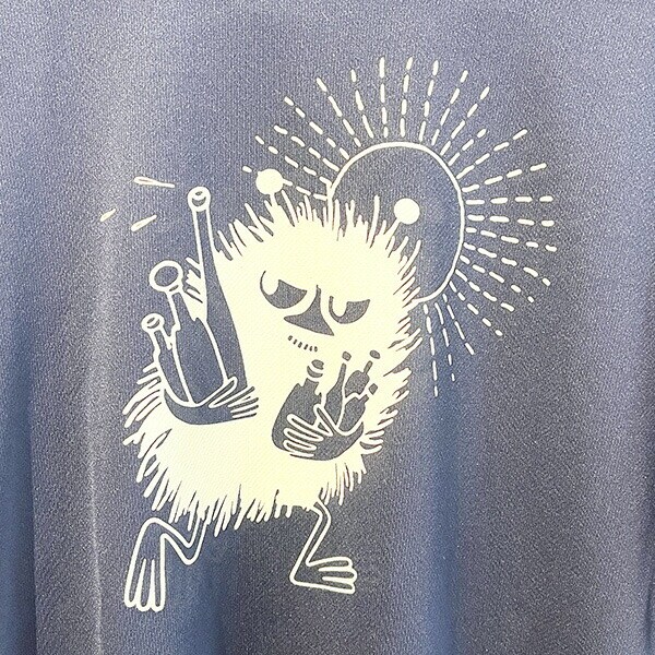 ムーミン リラックスドライセットアップ スティンキー ネイビー パジャマ