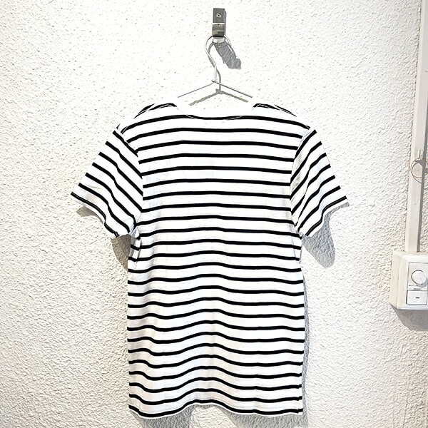 ムーミン リトルミイ 刺繍ボーダーTシャツ ホワイト/ブラック ケサカックシリーズ