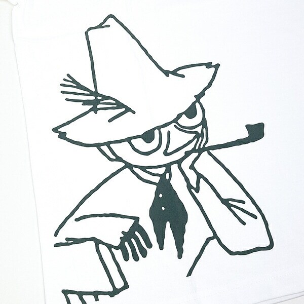 ムーミン スナフキン ポケット Tシャツ (ホワイト) Mサイズ アパレル