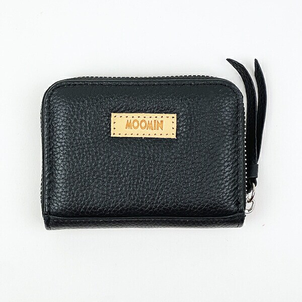 ムーミン ニョロニョロ 本革カードポーチ カードケース 小銭入れ MOOMIN