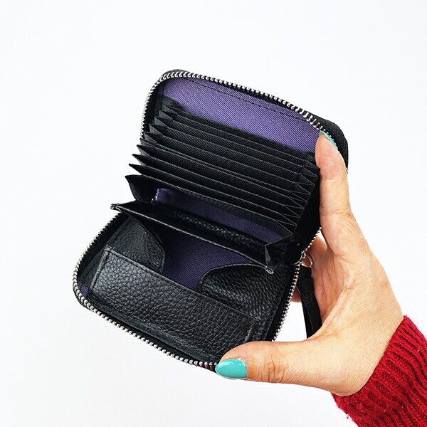 ムーミン ニョロニョロ 本革カードポーチ カードケース 小銭入れ MOOMIN