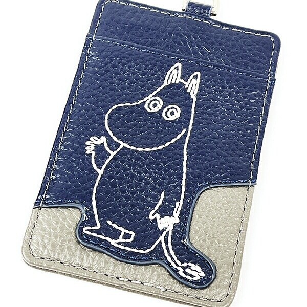 ムーミン 本革パスケース 定期入れ MOOMIN