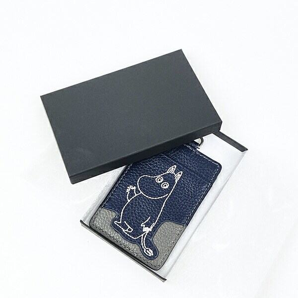 ムーミン 本革パスケース 定期入れ MOOMIN