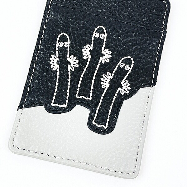 ムーミン ニョロニョロ 本革パスケース 定期入れ MOOMIN