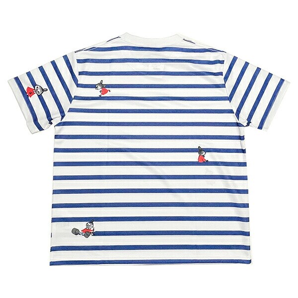 ムーミン リトルミイ ドライメッシュTシャツ（ホワイト×ネイビー) アパレル MOOMIN