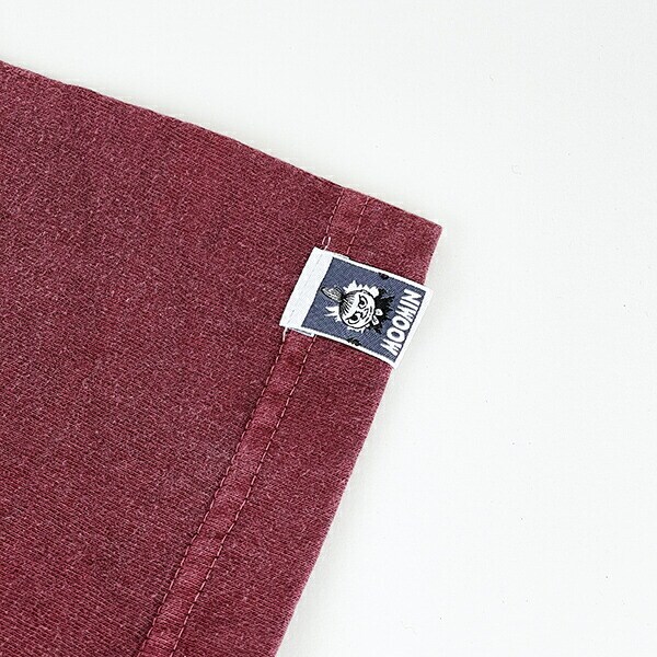 ムーミン リトルミイ ピグメント刺繍Tシャツ(L) レッド アパレル MOOMIN