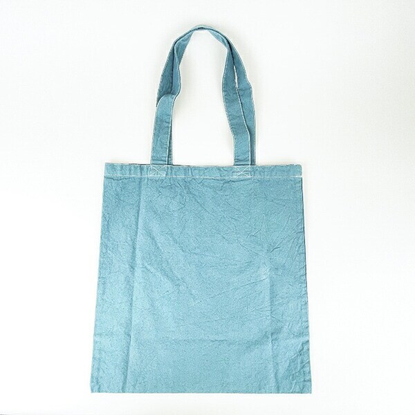 ムーミン 後染めフラットトートバッグ(サックス) MOOMIN