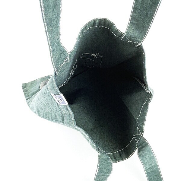 ムーミン 後染めフラットトートバッグ(チャコール) MOOMIN