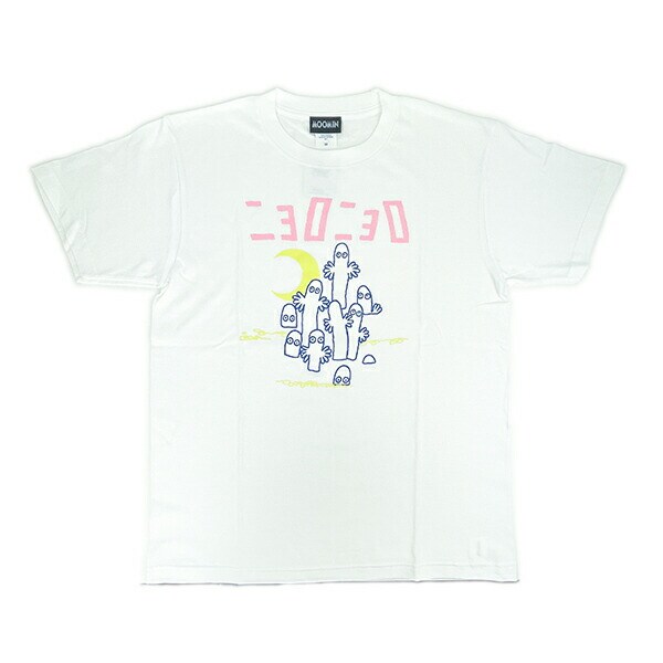 ムーミン ニョロニョロ Tシャツ(M) ホワイト アパレル MOOMIN