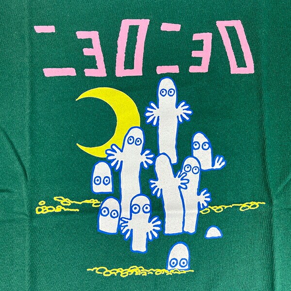 ムーミン ニョロニョロ Tシャツ(M) グリーン アパレル MOOMIN