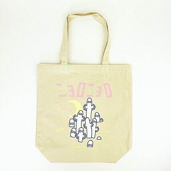 ムーミン ニョロニョロ トートバッグ ナチュラル MOOMIN